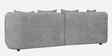 Elowen Fabric  3 Seater Sofa Set In Grey Colour