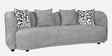 Elowen Fabric  3 Seater Sofa Set In Grey Colour