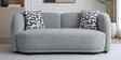 Elowen Fabric 2 Seater Sofa Set In Grey Colour