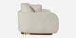 Elowen Fabric 3 Seater Sofa Set In Beige And Gold Colour