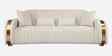 Elowen Fabric 4 Seater Sofa Set In Beige And Gold Colour