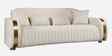 Elowen Fabric 4 Seater Sofa Set In Beige And Gold Colour