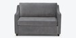 Elvis Velvet 2 Seater Sofa in Grey Colour