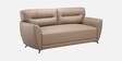 Elvis Leatherette 3 Seater Sofa in Sand Beige Colour