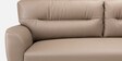 Elvis Leatherette 3 Seater Sofa in Sand Beige Colour