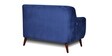 Elza Velvet 2 Seater Sofa in Navy Blue Colour