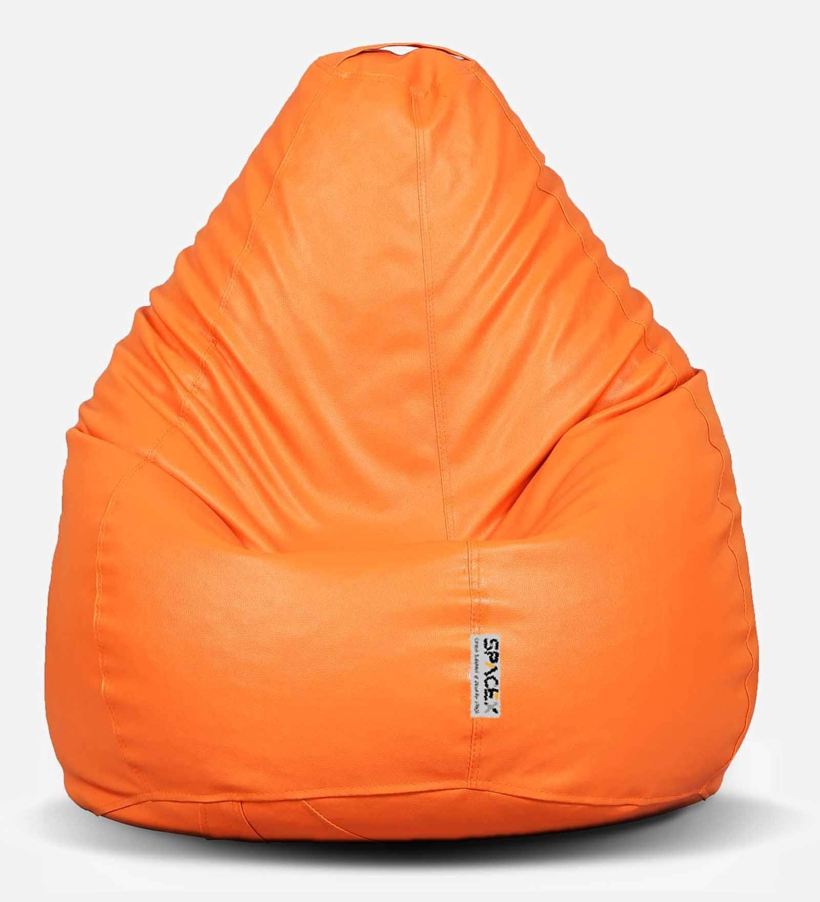 Elega XXL BeanBag with Beans in Orange Colour
