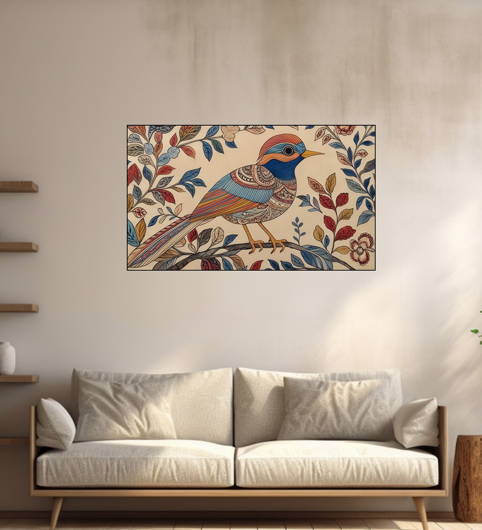 Canvas Art Series Collection Printed Wall Painting Black Frame