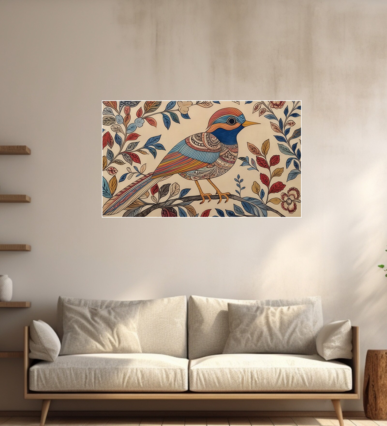 Canvas Art Series Collection Printed Wall Painting White Frame
