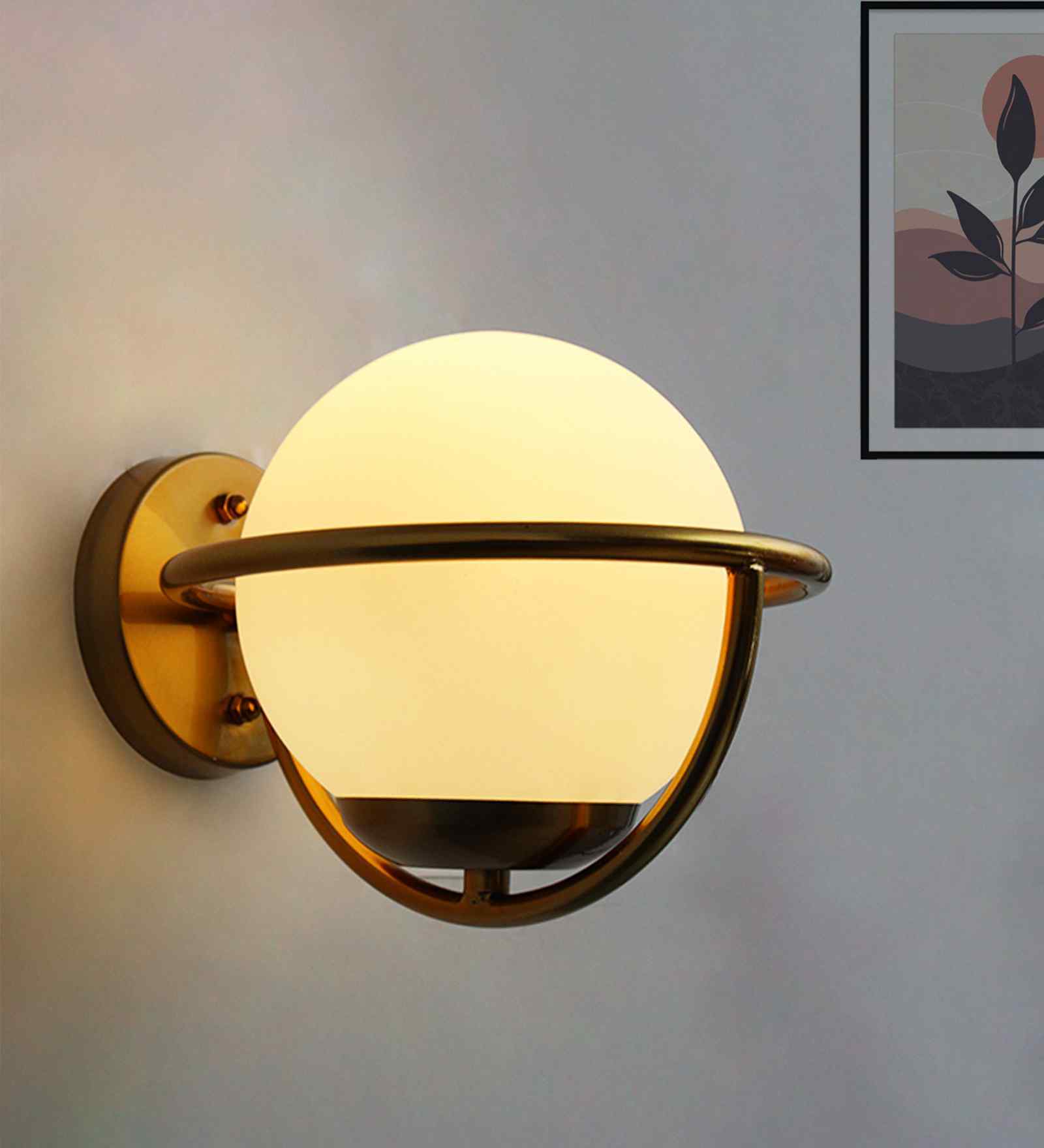 Elegant Globe Wall Sconce