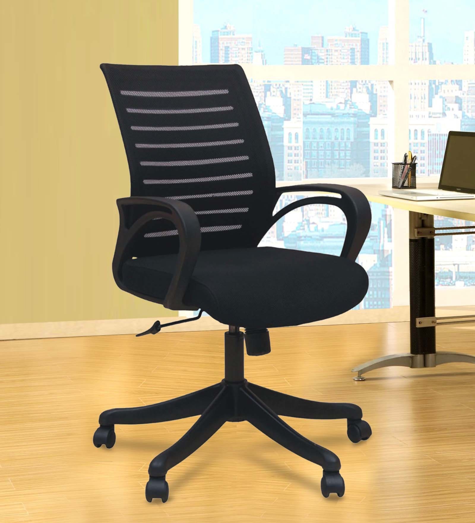 Elegant Breathable Mesh Ergonomic Chair in Black Colour Elegant Breathable Mesh Ergonomic Chair in Black Colour