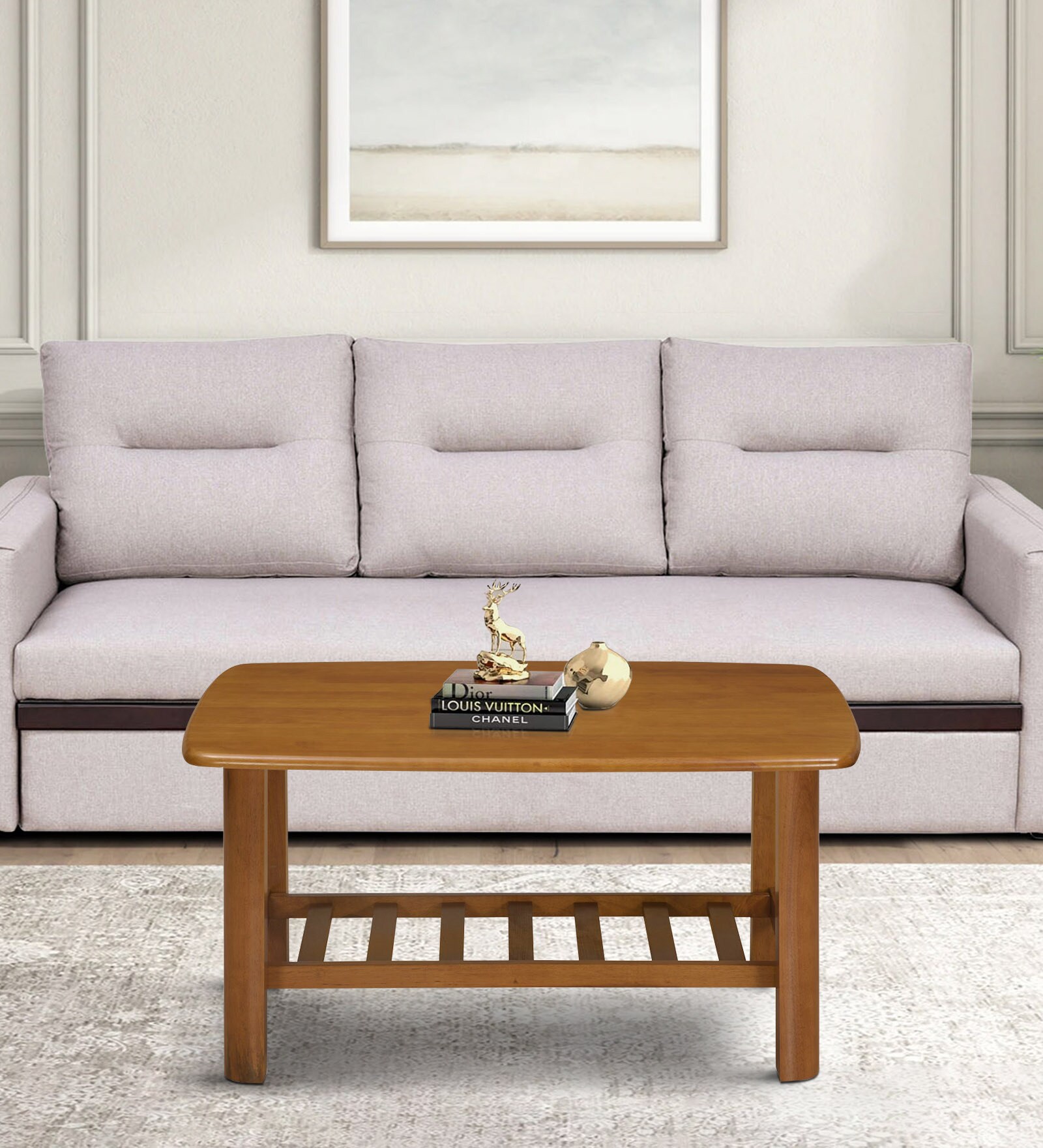 Buy Elena Solid Wood Coffee Table In Wenge Finish at 57 OFF by