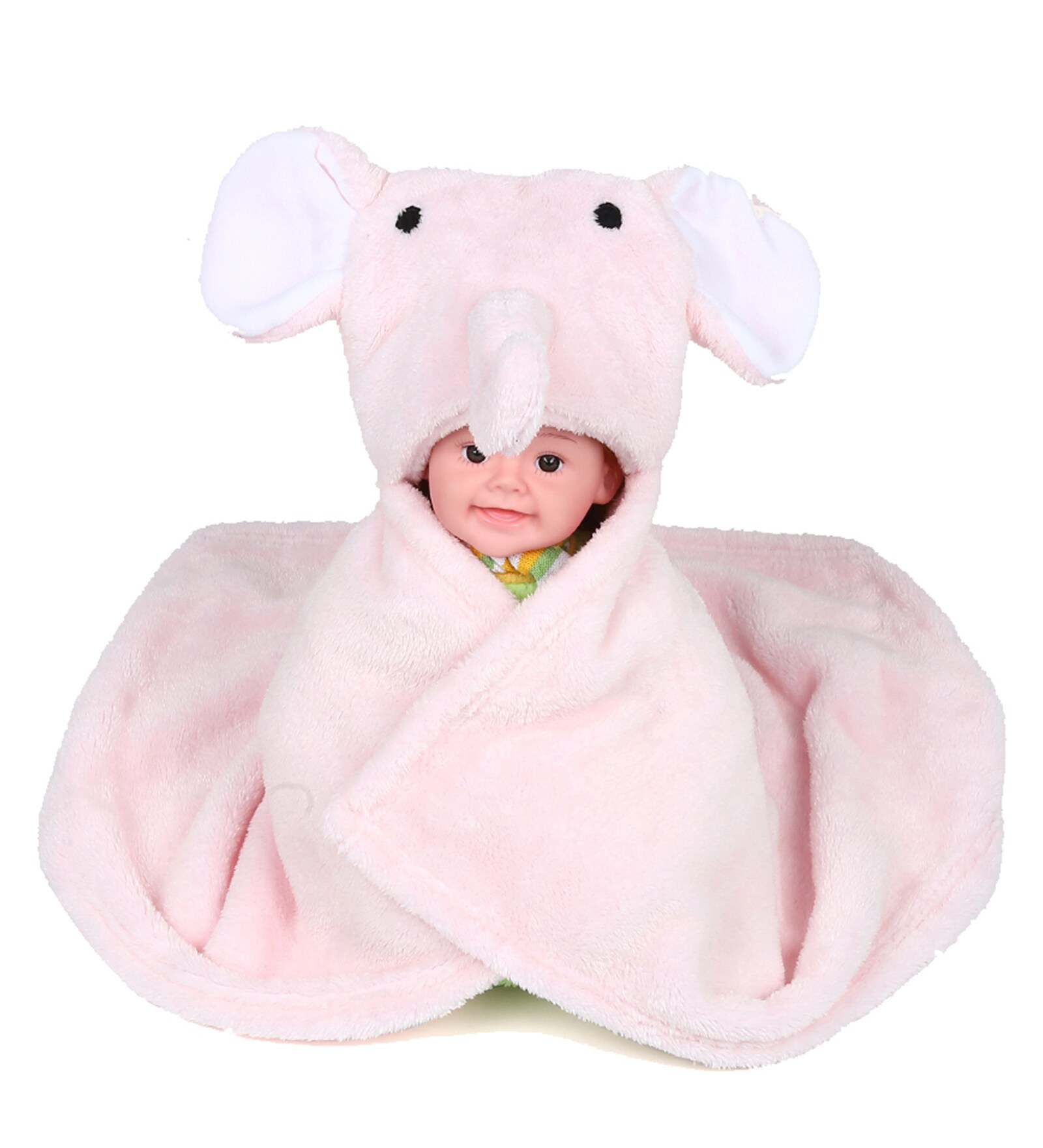 Buy Elephant Hooded Baby Blanket in Pink by Bacati at 40 OFF by Bacati