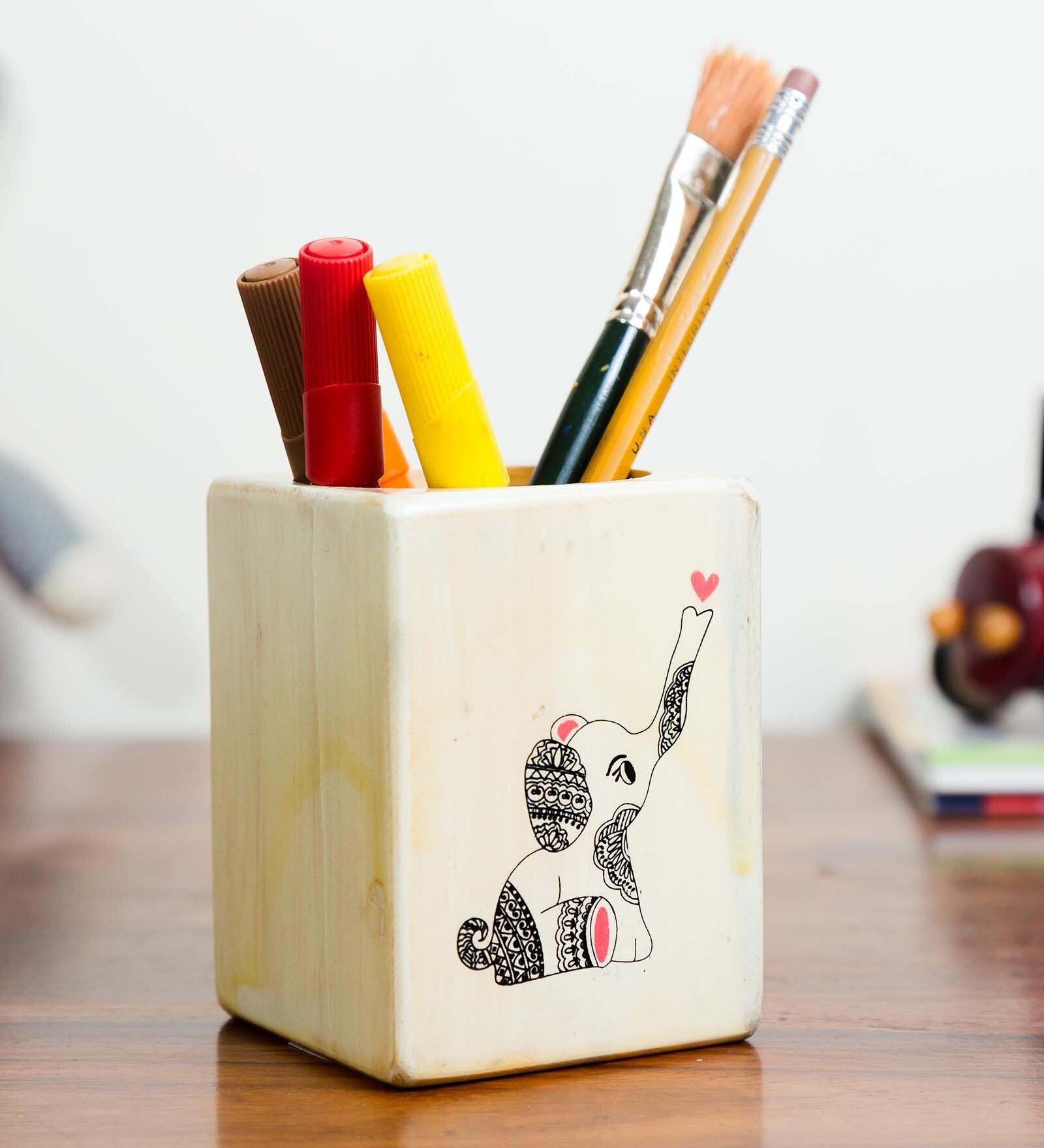 Elephant Pen Stand Elephant Pen Stand