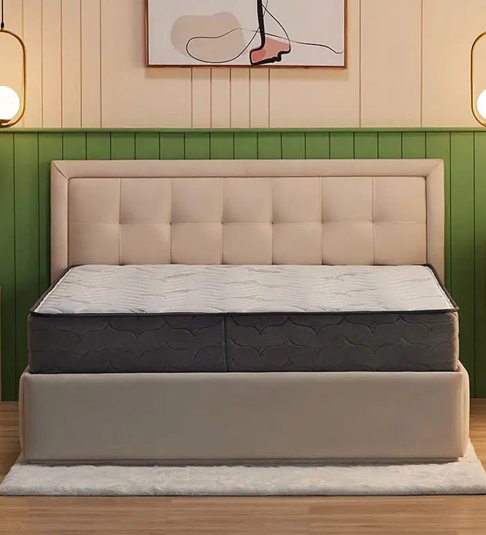 Buy Elevate 8 Inch Pocket Spring & Soft HR Foam Mattress In King Size ...