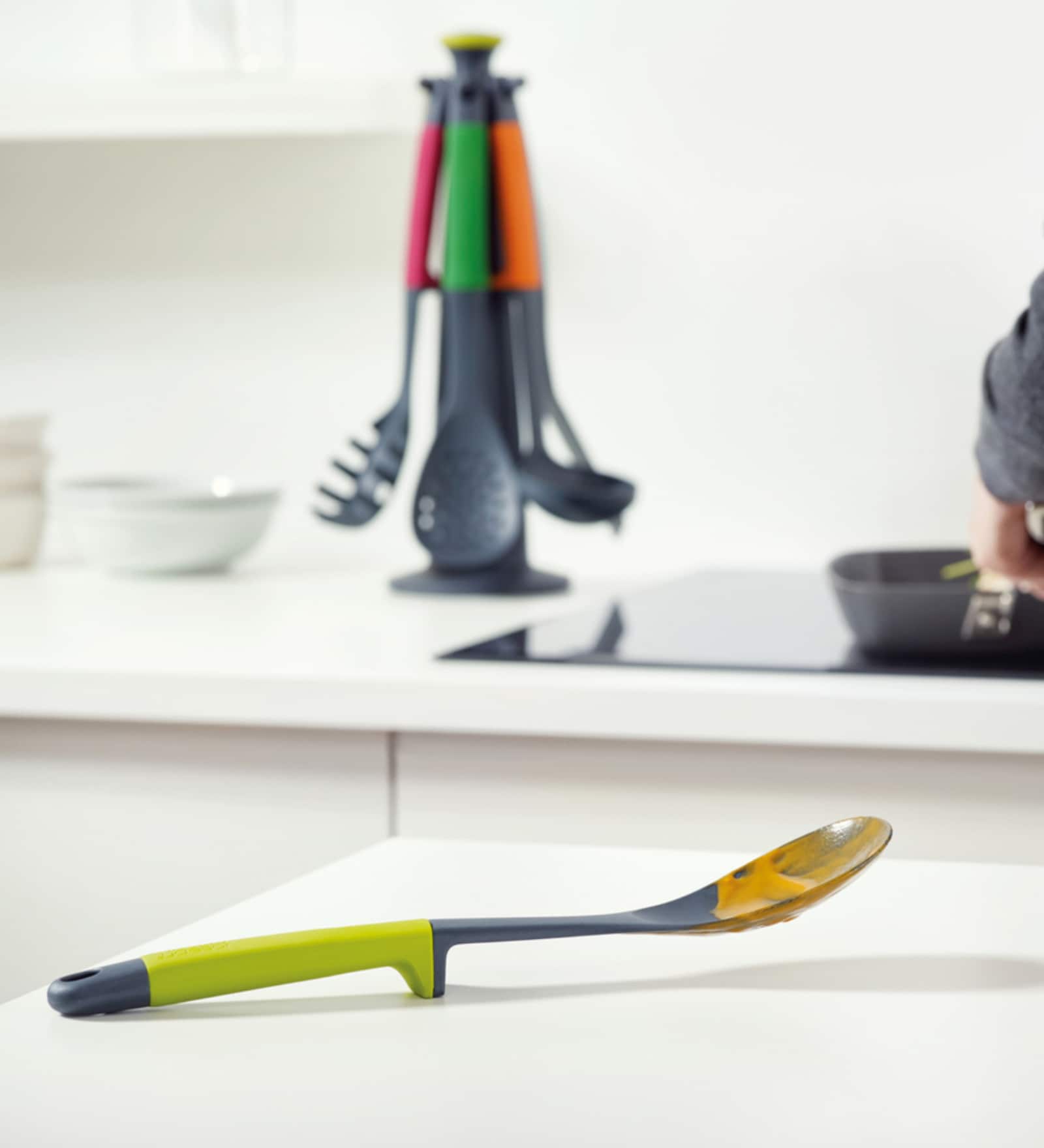 Elevate Carousel Multicolour Silicone (Set of 6) Cooking Spatula