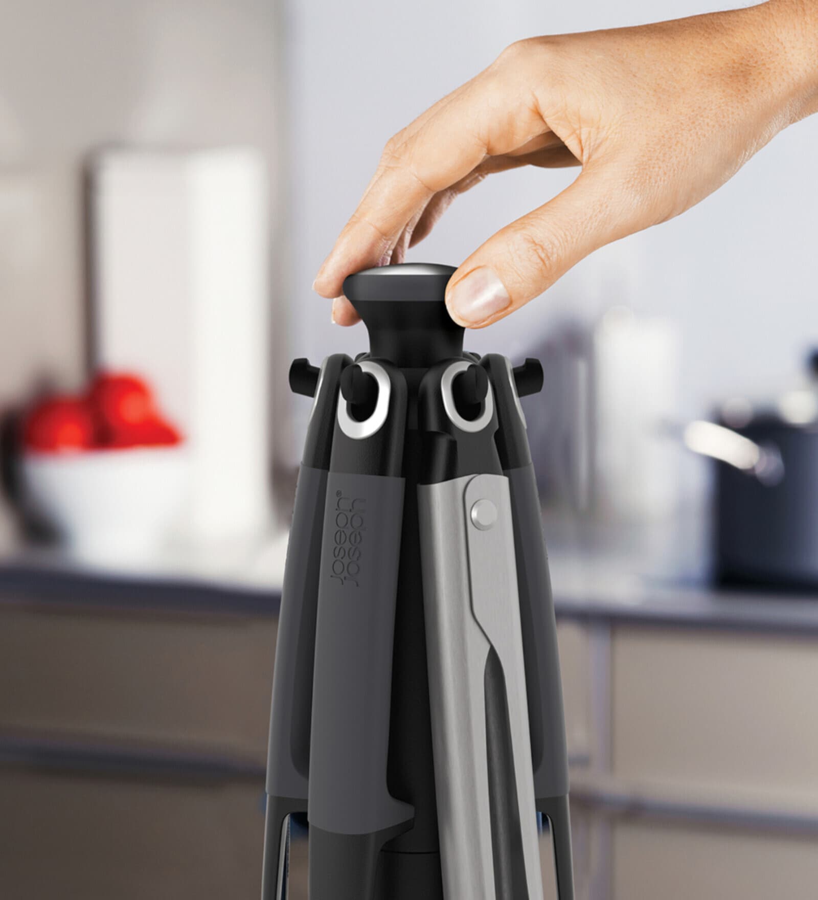 Elevate Carousel Grey Silicone (Set of 6) Serving Cutlery