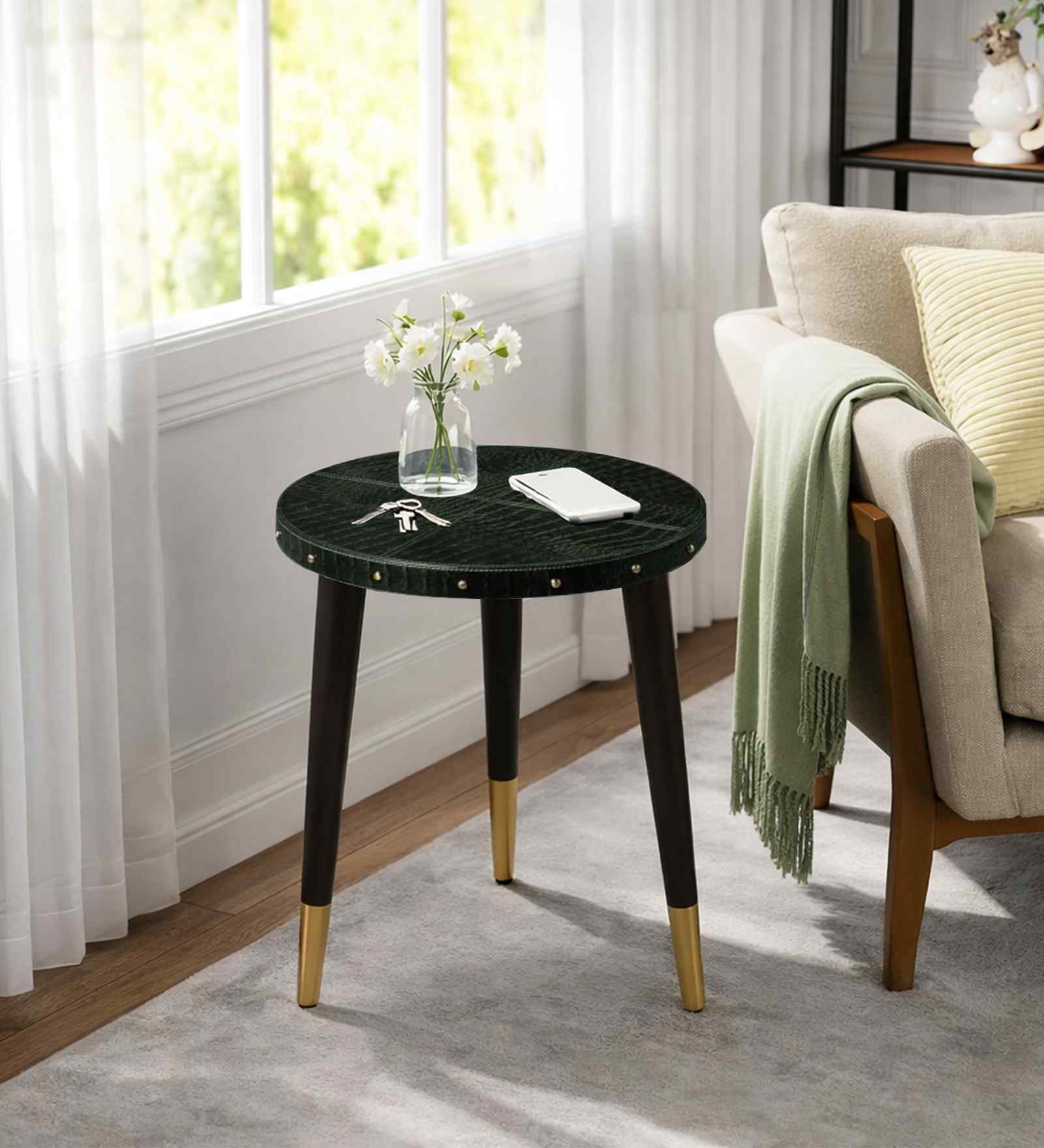 Elijah End Table In Brown Finish