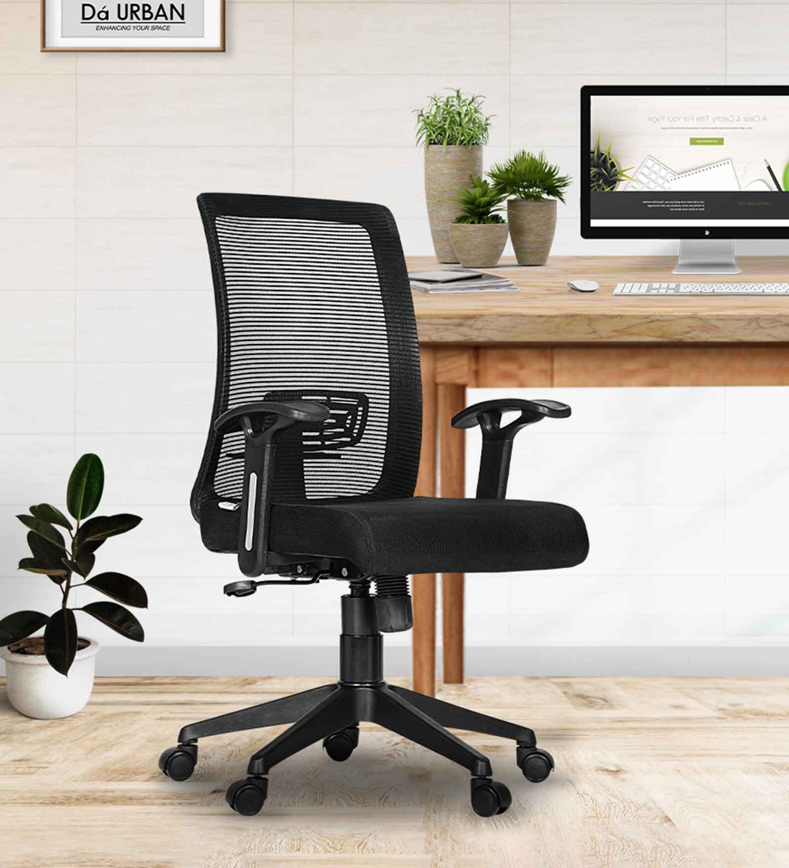 Buy Elite Breathable Mesh Ergonomic Chair in Black Colour at 49% OFF by ...