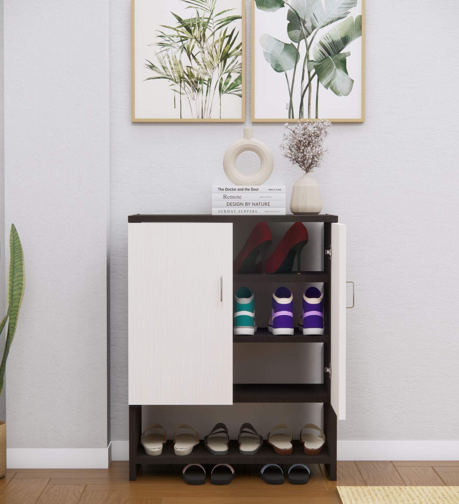 Ella Shoe Cabinets Chiyoda Wenge Finish