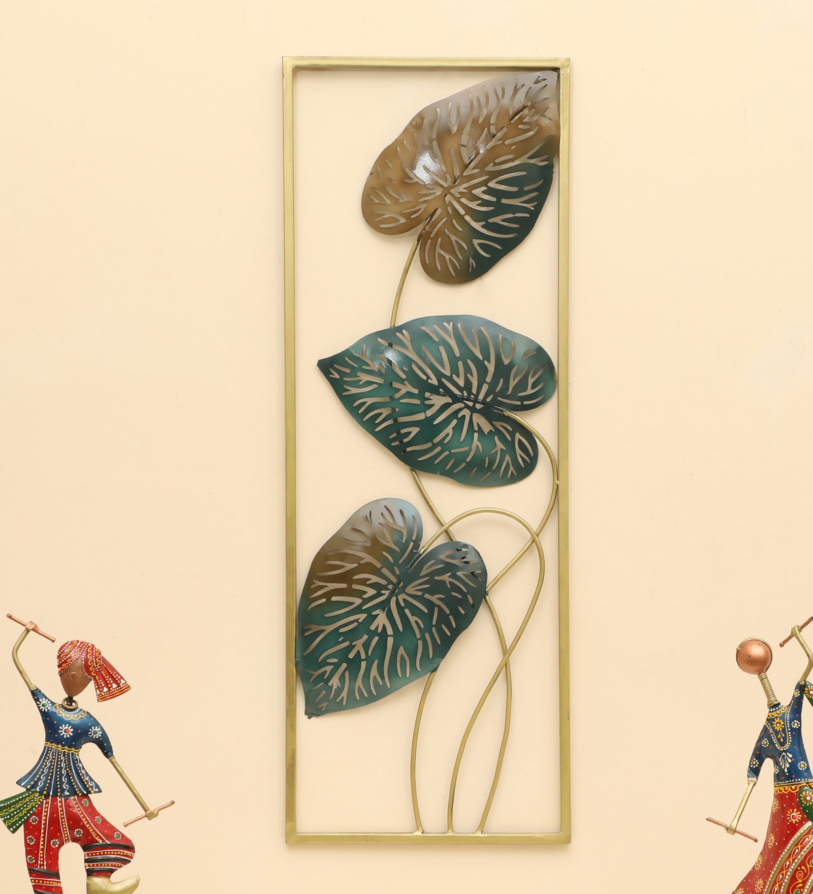 Ellena Three Leaf Wall Decor