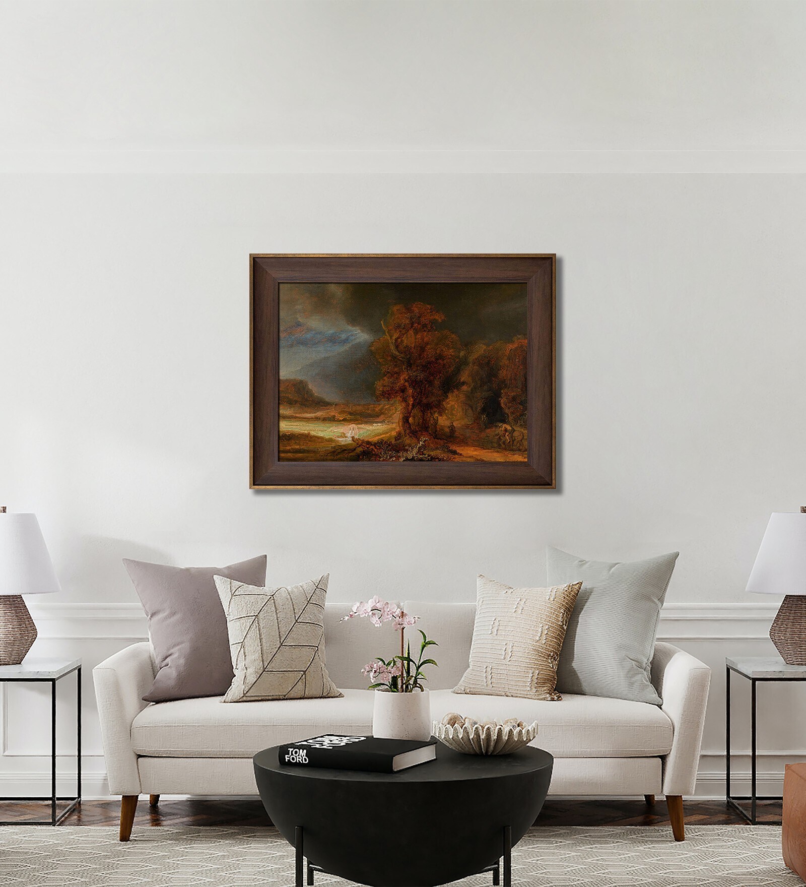 Elliotte Canvas Framed 18 x 24 Art Print