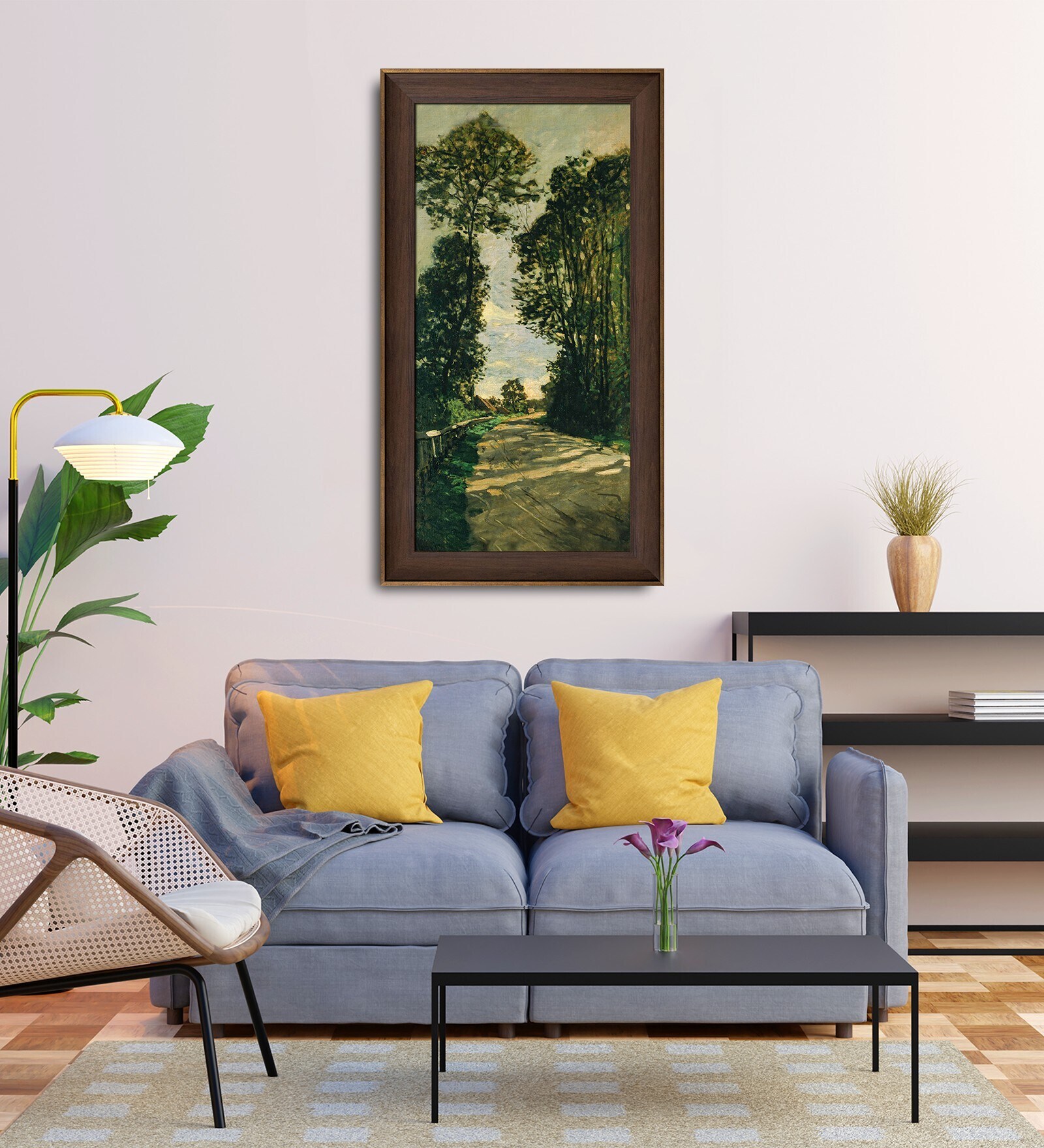 Elliotte Canvas Framed 18 x 24 Art Print