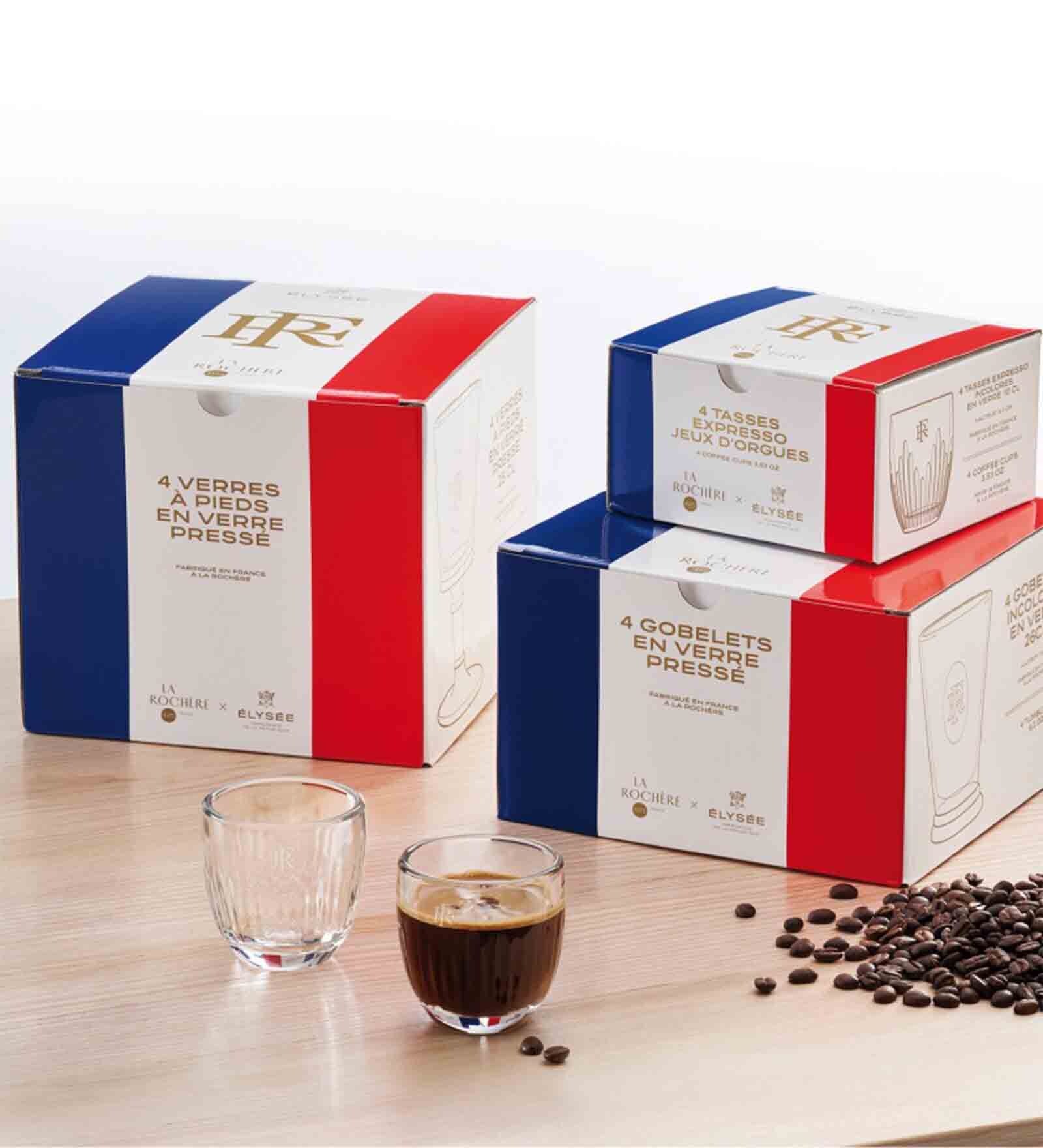 Elysee Transparent Glass ( Set of 4 ) Espresso Cup