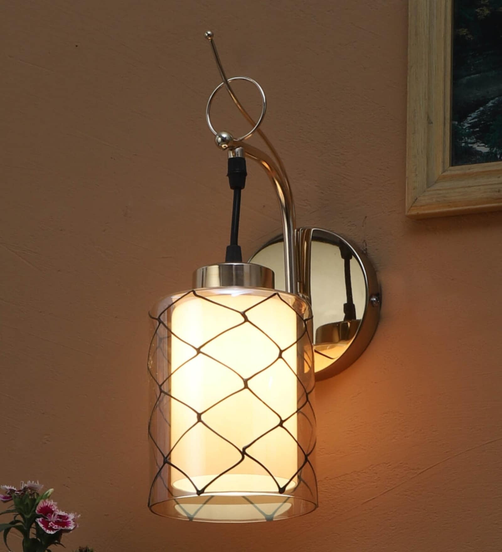 Elysian Gold & Mild Steel Wall Light