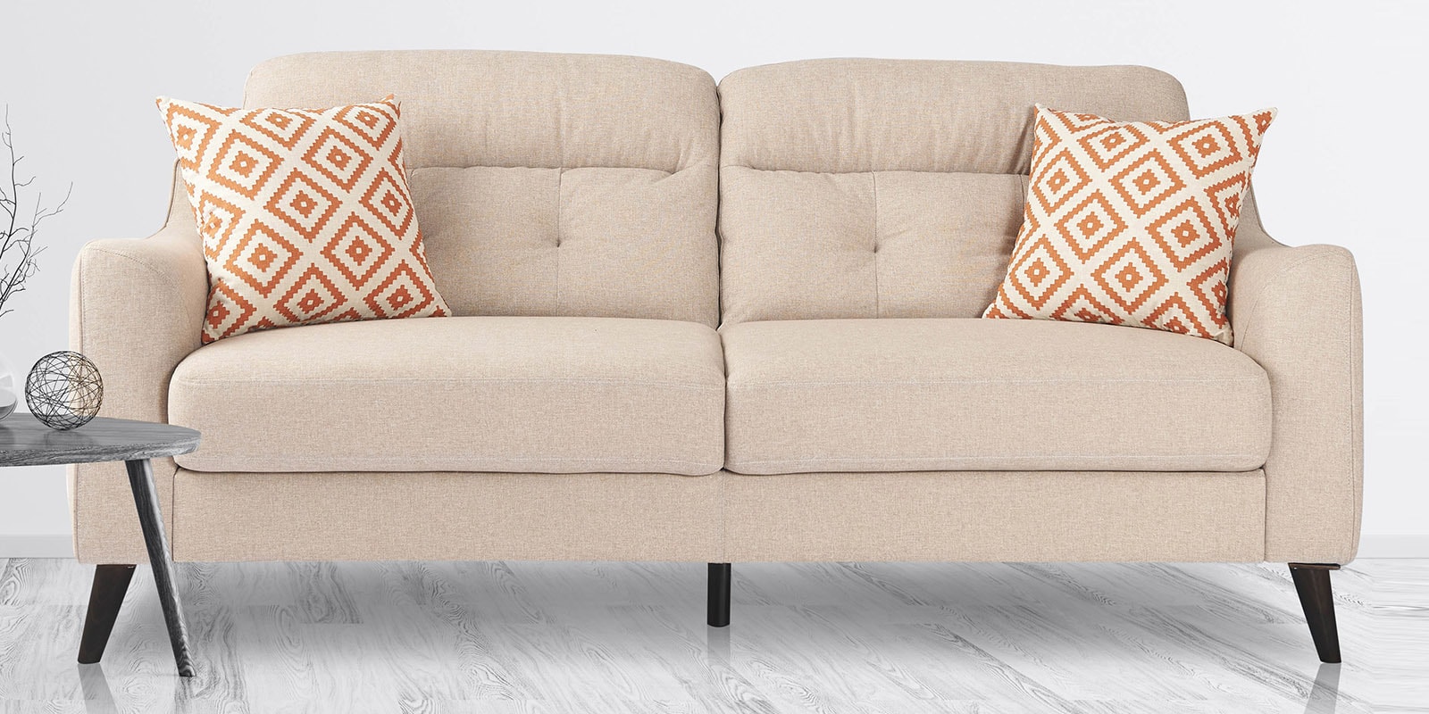 El Paso 3 seater Sofa in Beige Colour
