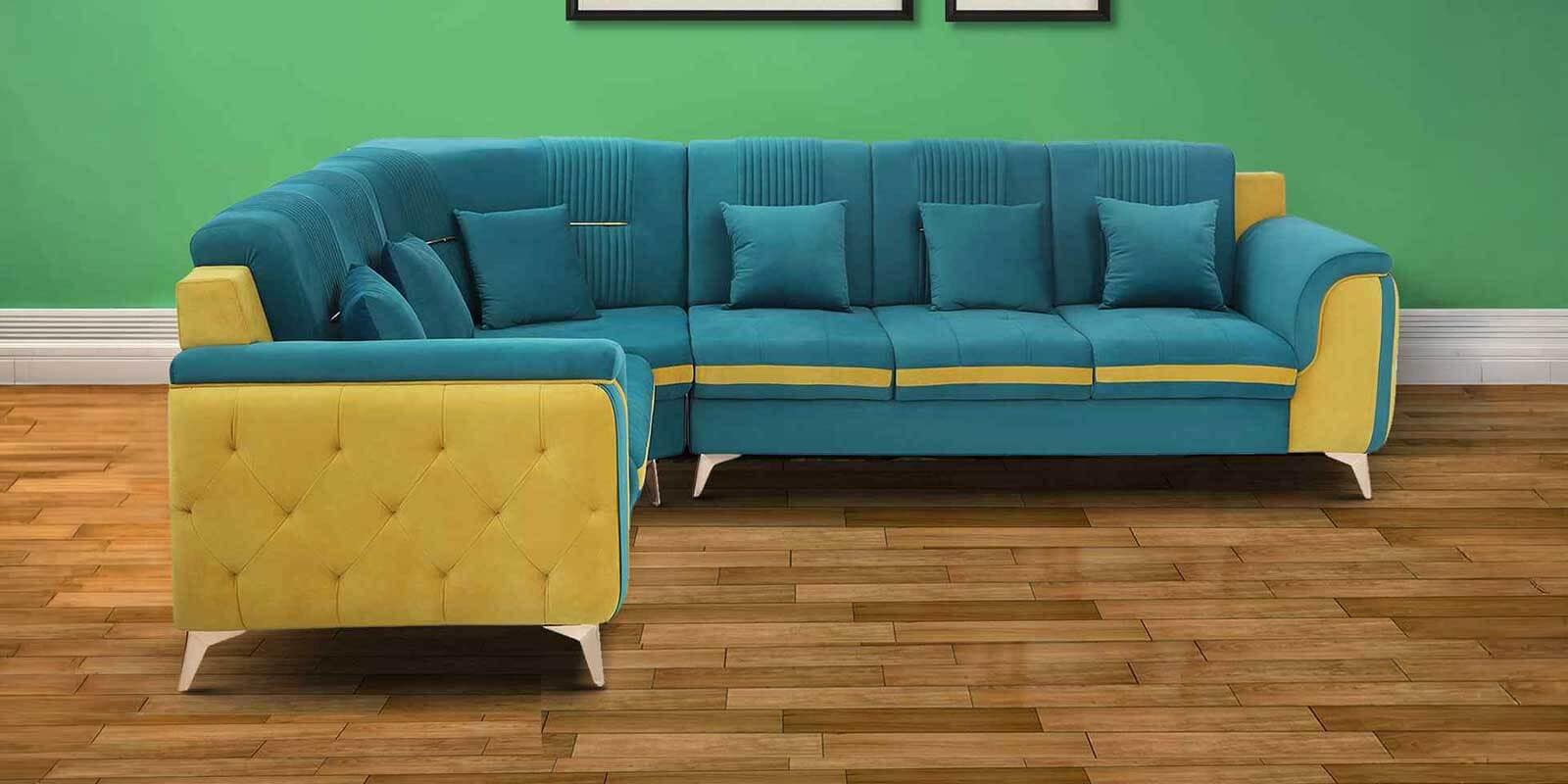 Elegant LHS Sectional 6 Seater Sofa In Dualton Color