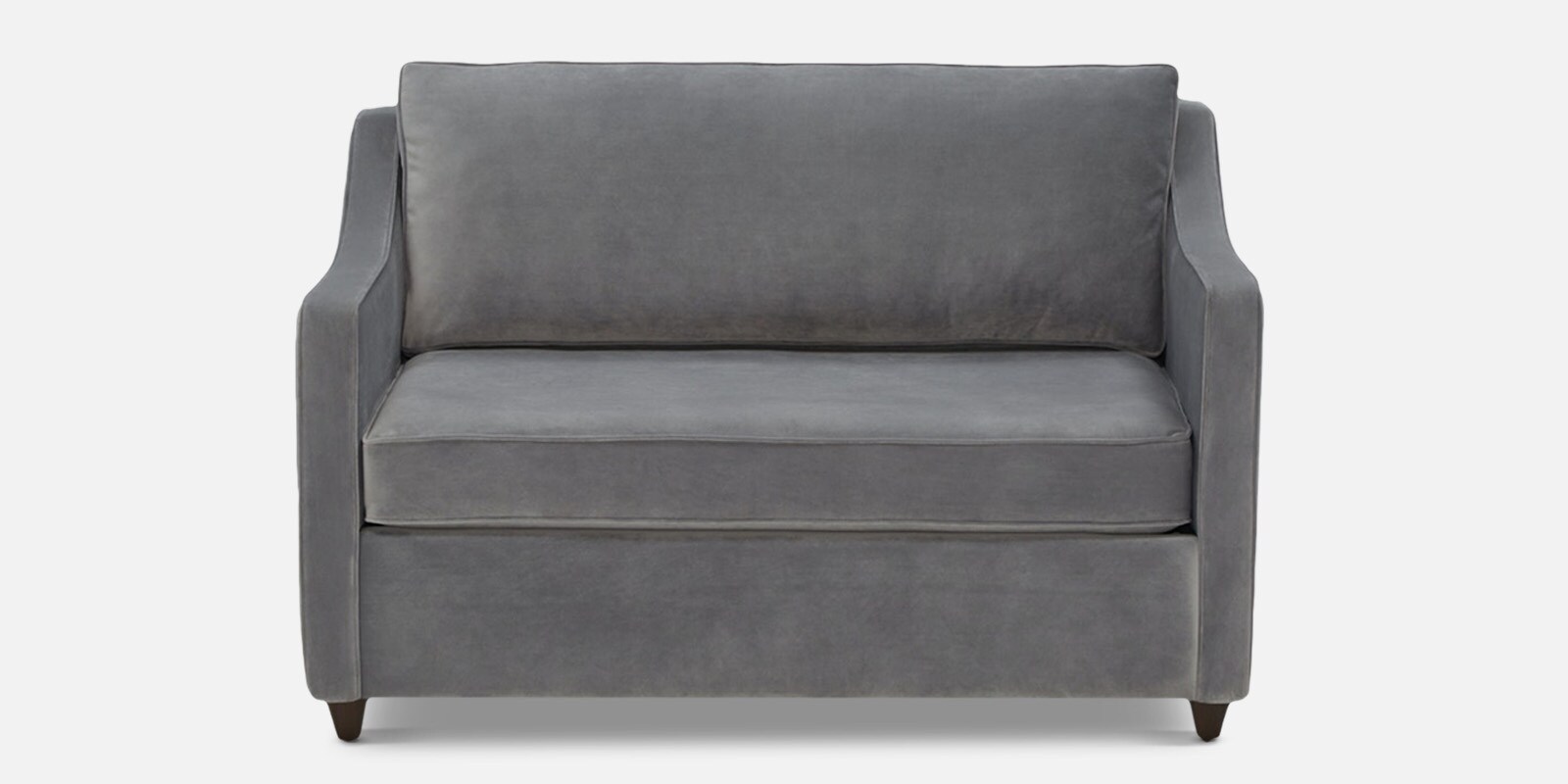 Elvis Velvet 2 Seater Sofa in Grey Colour