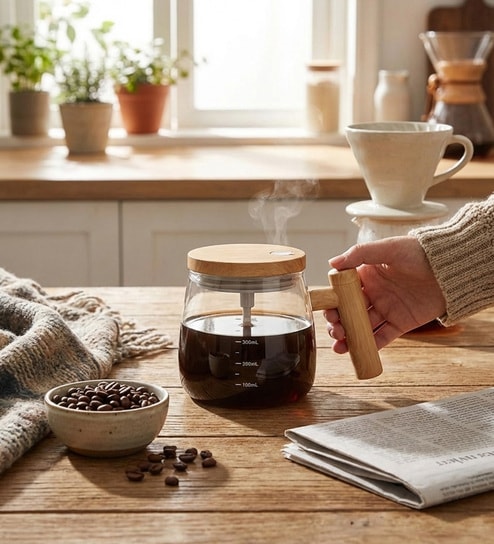 Electric Coffee Maker Mug For Office Self Stirring Coffee Mug With Lid Automatic Stirrer And Frother Electric Mixing Cup Coffee Blender Mug