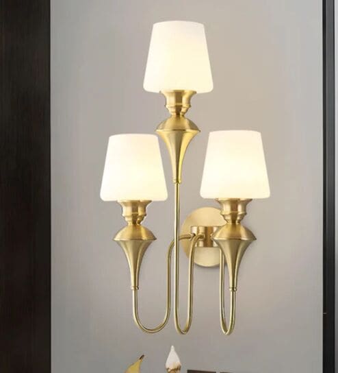 stello Elegant 3-Light Wall Sconce with Fabric Shades-picture-23