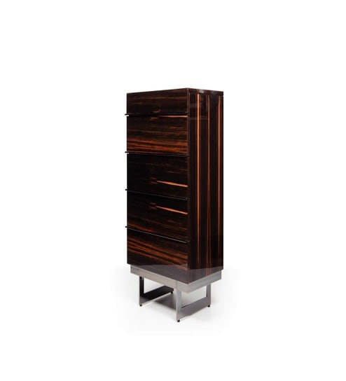 Elegant Chest of Drawer in Veneer Finish