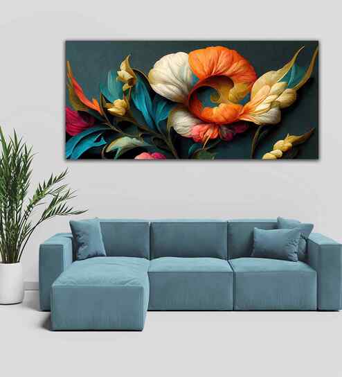 Elegant Floral Flower Artistic Canvas Wall Painting