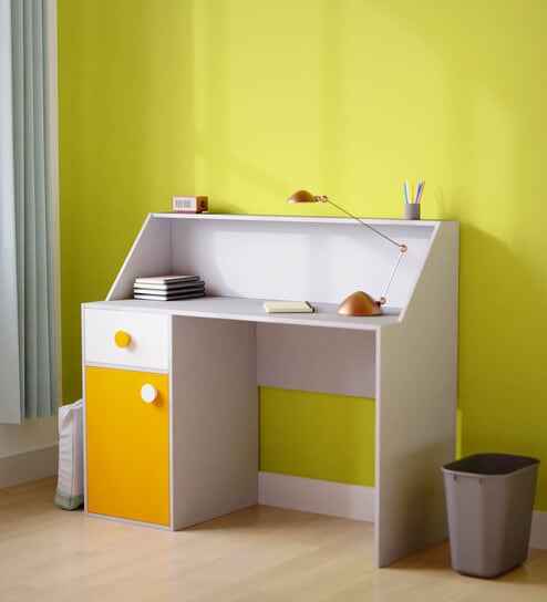 Buy Timeless Kids Study Table in White & Yellow Colour at 20% OFF by  Boingg! - A Happy Start