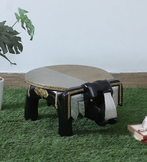 Elephant Dark Brown Wooden
Showpiece