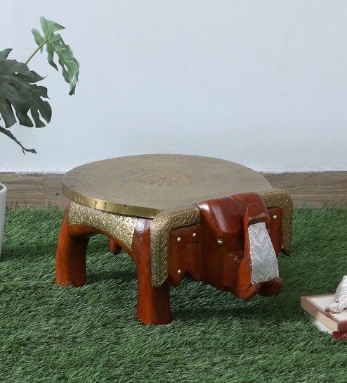 Elephant Dark Teak Wooden
Showpiece