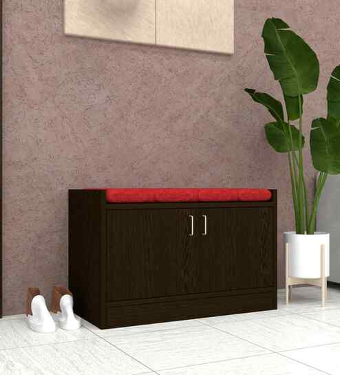Ella 2 Door Multipurpose Cabinet with Cushion in Chiyoda Wange Finish