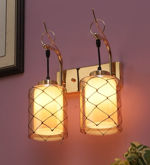 Elysian Gold & Mild Steel Wall Light