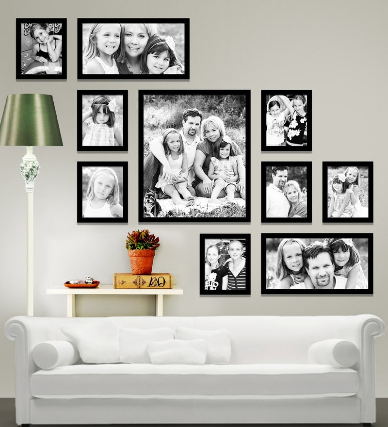 Buy Black Synthetic 70 x 1 x 54 Inch Group 10-B Wall Collage Photo ...