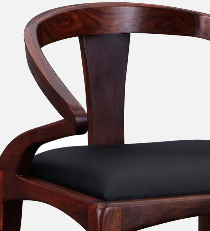Buy Elegant Sheesham Wood Arm Chair In Honey Oak Finish By Woodsworth