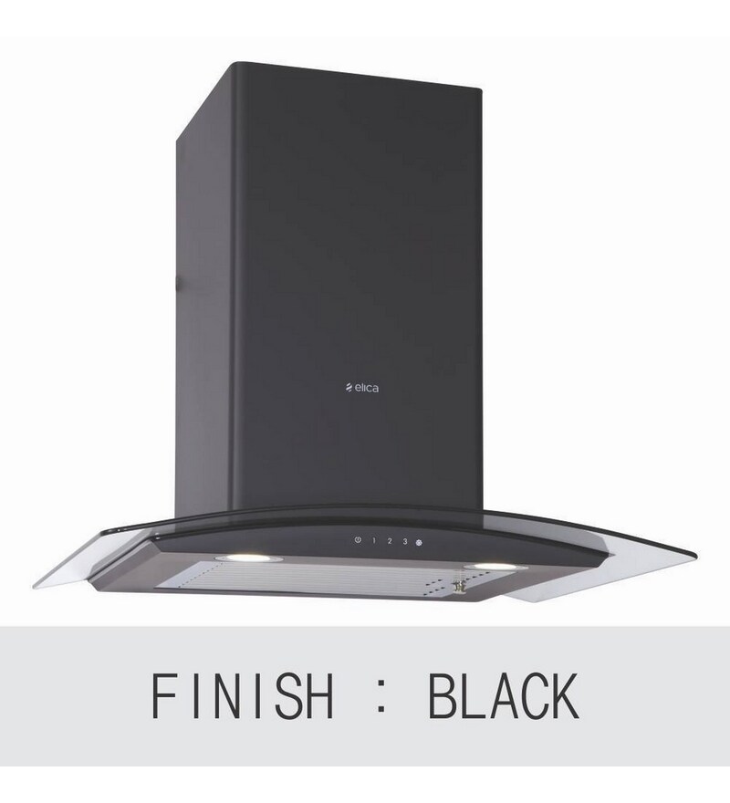 Buy Elica 60 CM 1100 M3/H Chimney (Escg Bf 60 Touch Nero, Black) Online