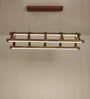 Elaine 36 Brown Wooden LED Hanging Lamp