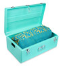 Elan Vintage Style Footlocker Metal Trunk