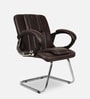 Elance Cantilever Chair in Dark Brown Colour
