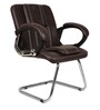 Elance Cantilever Chair in Dark Brown Colour