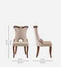Elanor 8 Seater Dining Set In Beige Colour