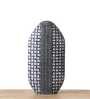 Elara Column Woven Resin Vase (Black)